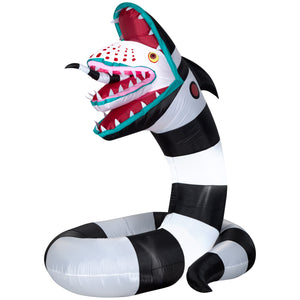 Gemmy Airblown Inflatable Sandworm S LG WB, 6 ft Tall, Multicolored