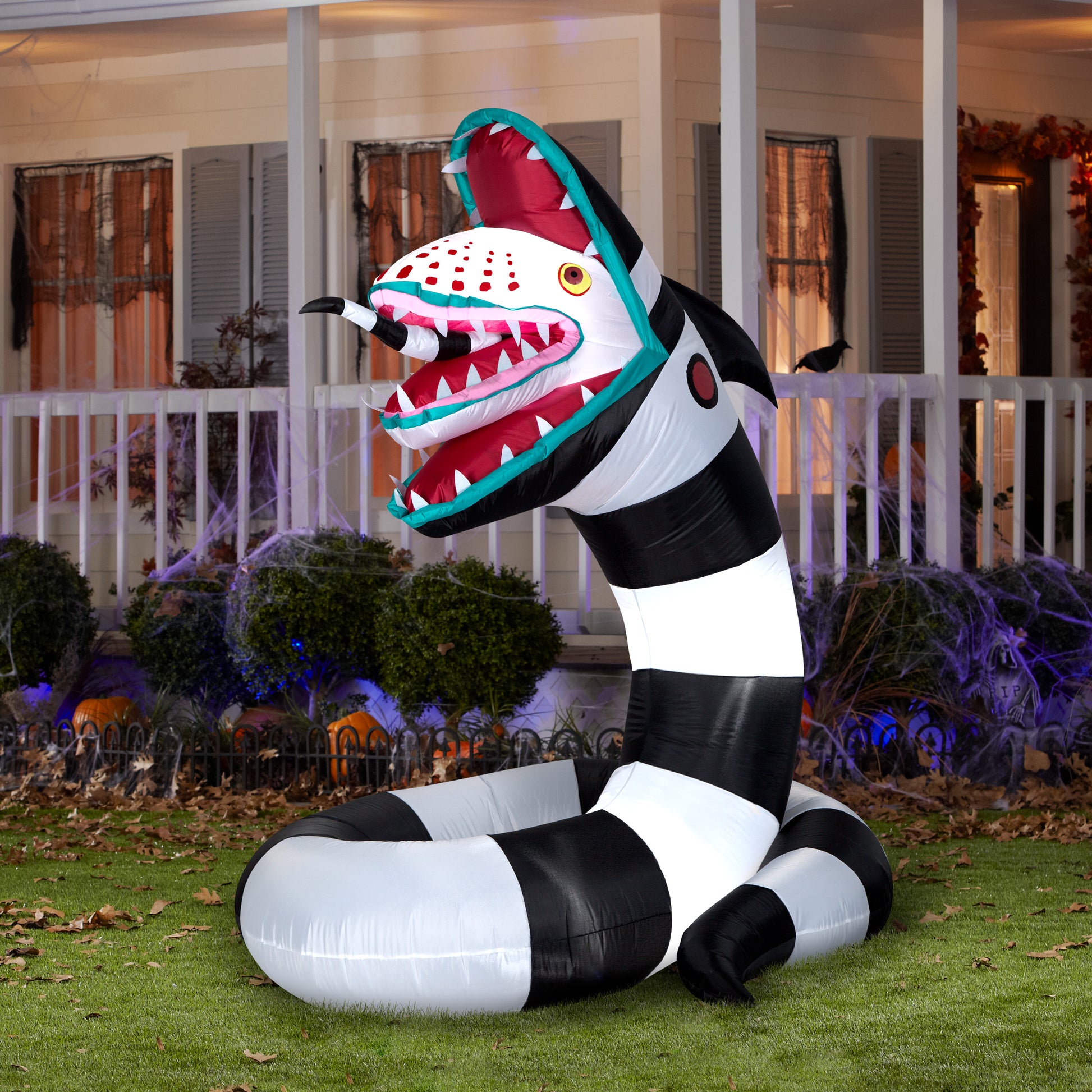 Inflatable Sandworm S LG WB, 6 ft Tall lifestyle