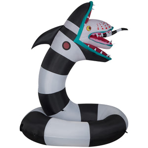 Gemmy Airblown Inflatable Sandworm S LG WB, 6 ft Tall, Multicolored
