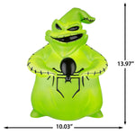 Load image into Gallery viewer, Disney Oogie Boogie Lighted Blow Mold with Spider, 14 Inch Indoor Halloween Tabletop Decor
