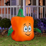 Load image into Gallery viewer, Gemmy Halloween Inflatable Spookley the Square Pumpkin, 3.5 ft Tall, Multi
