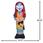 Load image into Gallery viewer, Gemmy Airblown Inflatable Sally w/Pumpkin Disney, 3.5 ft Tall, Multicolored
