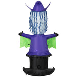 Load image into Gallery viewer, Gemmy Halloween Inflatable Shock with Banner, 5 ft Tall, Multi
