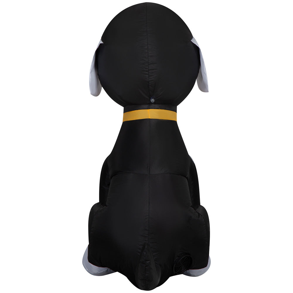 Gemmy Airblown Marshall in Skeleton Costume Nick, 3 ft Tall, Multi