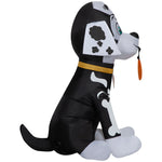 Load image into Gallery viewer, Gemmy Airblown Marshall in Skeleton Costume Nick, 3 ft Tall, Multi
