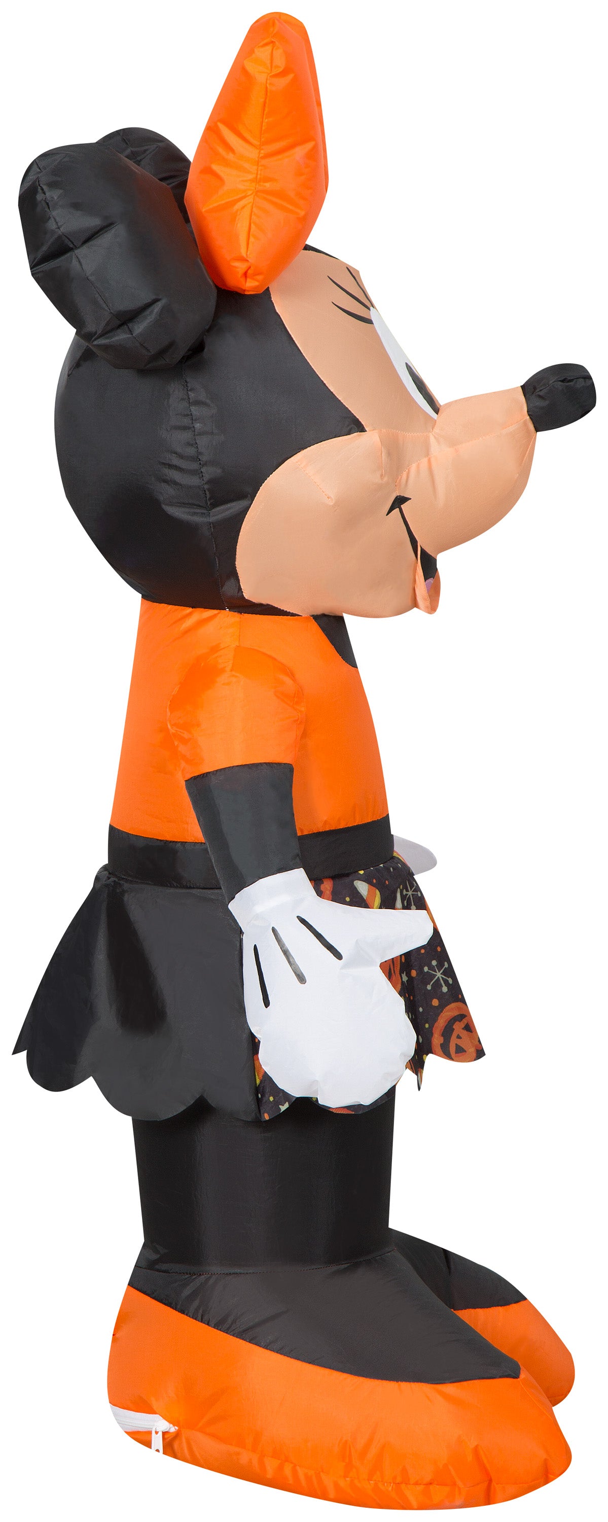 Inflatable Minnie Mouse in Candy Skirt, 3.5 ft Tall, black image 3