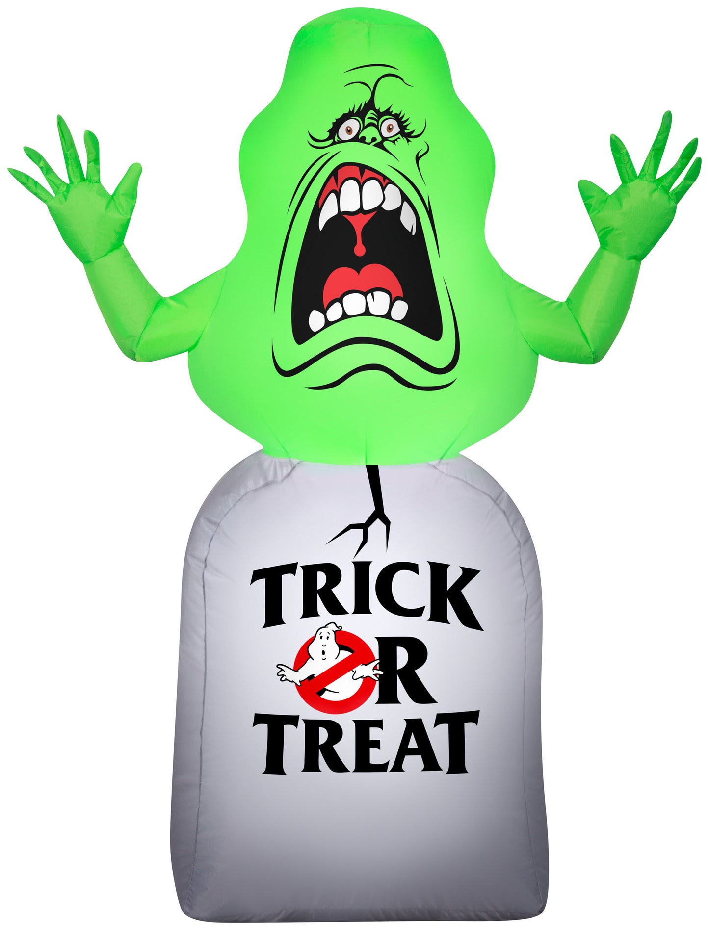 Inflatable Ghostbusters Slimer with Tombstone, 3.5 ft Tall