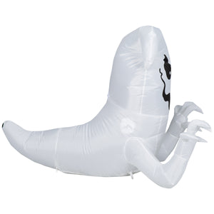 Gemmy Airblown Inflatable Crawler Ghost, 3 ft Tall, Multi