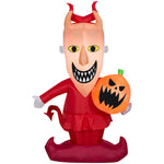 Load image into Gallery viewer, Gemmy Halloween Inflatable Lock with Jack O&#39; Lantern, 4 ft Tall, Multi

