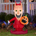 Load image into Gallery viewer, Gemmy Halloween Inflatable Lock with Jack O&#39; Lantern, 4 ft Tall, Multi
