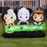 Load image into Gallery viewer, Gemmy Airblown Disney Villians Scene Disney, 4 ft Tall, Green
