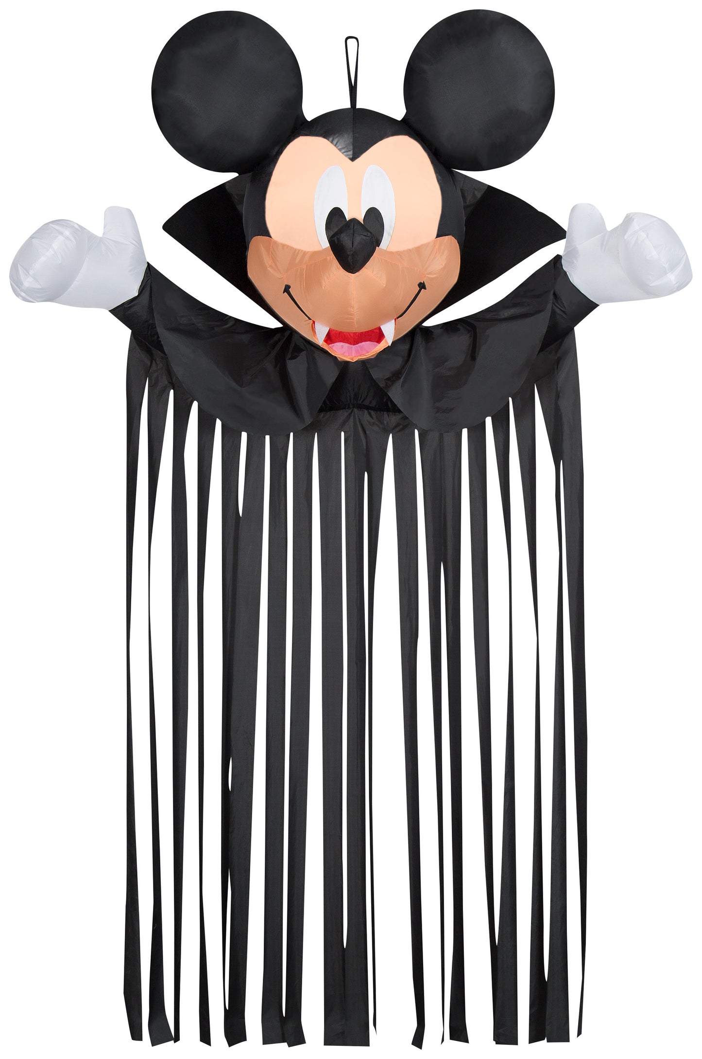 Door Hanger Mickey Head w/Streamers, 6.5 ft Tall