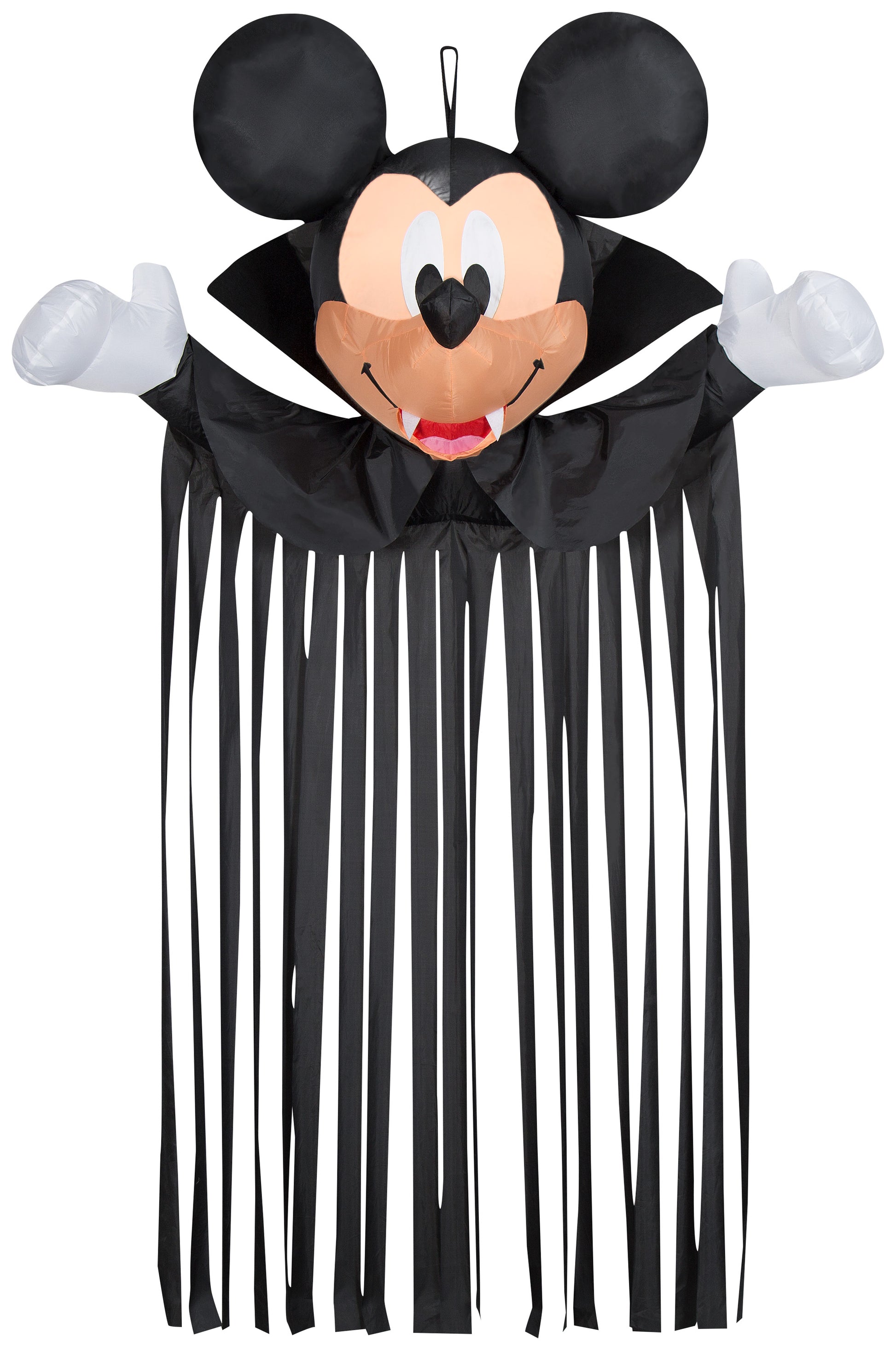 Door Hanger Mickey Head w/Streamers, 6.5 ft Tall