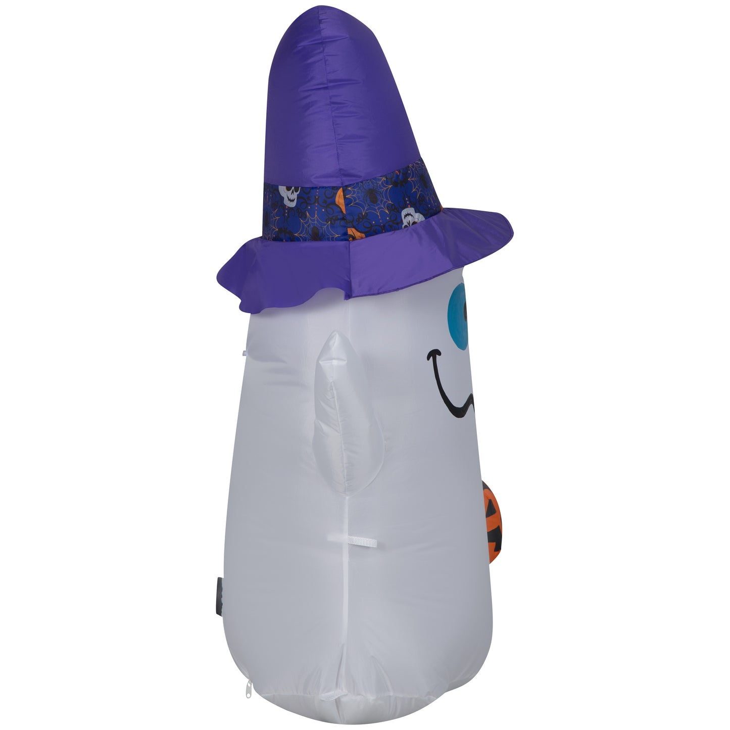 Inflatable Ghost w/Patterned Hat, 3.5 ft Tall image 4