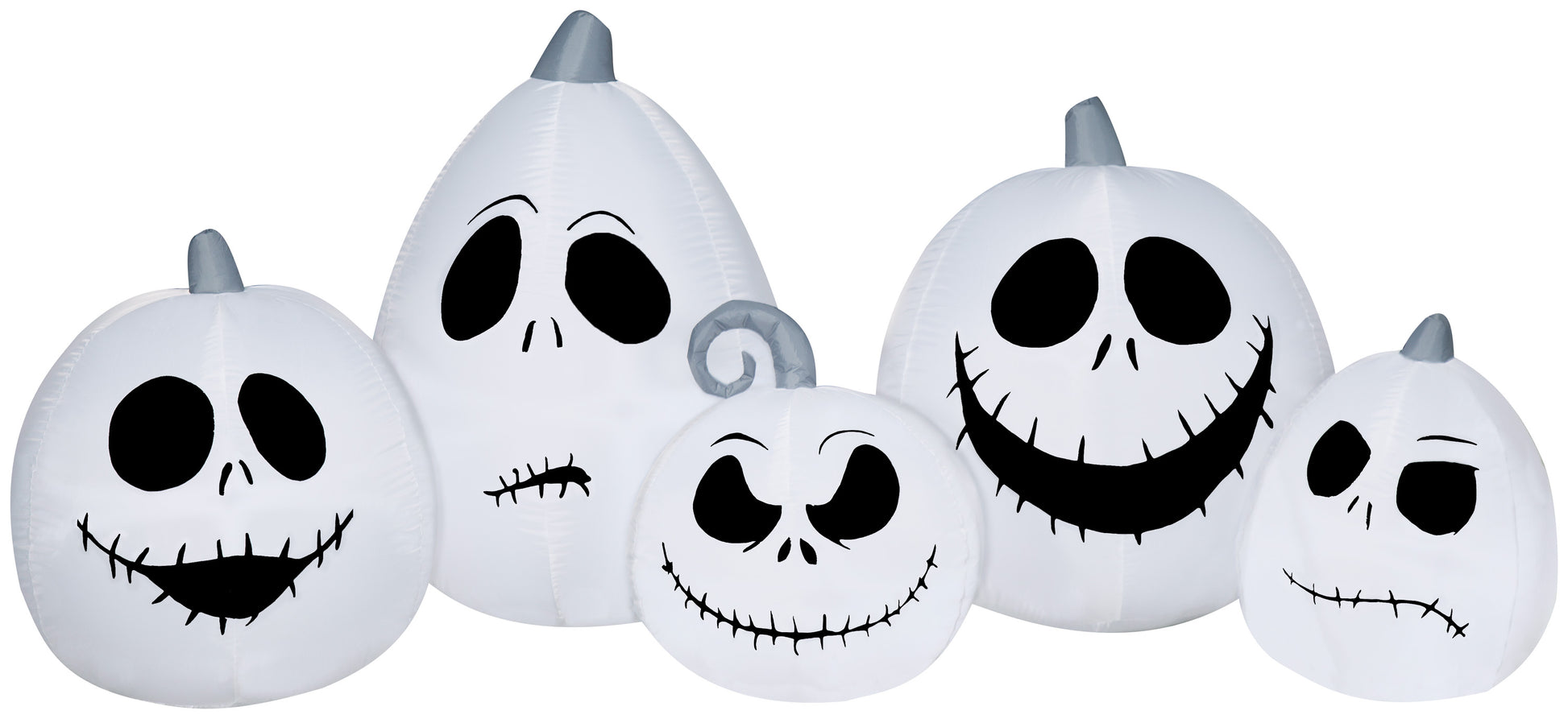 3.5-Ft Disney Jack Skellington White Pumpkin Inflatable