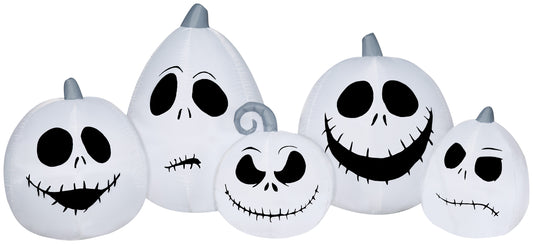 3.5-Ft Disney Jack Skellington White Pumpkin Inflatable