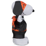 Load image into Gallery viewer, Gemmy Airblown Inflatable Snoopy w/Orange Vampire Print Peanuts, 3 ft Tall, Multicolored
