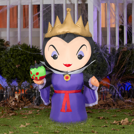 Inflatable Evil Queen, 3.5 ft Tall, purple lifestyle