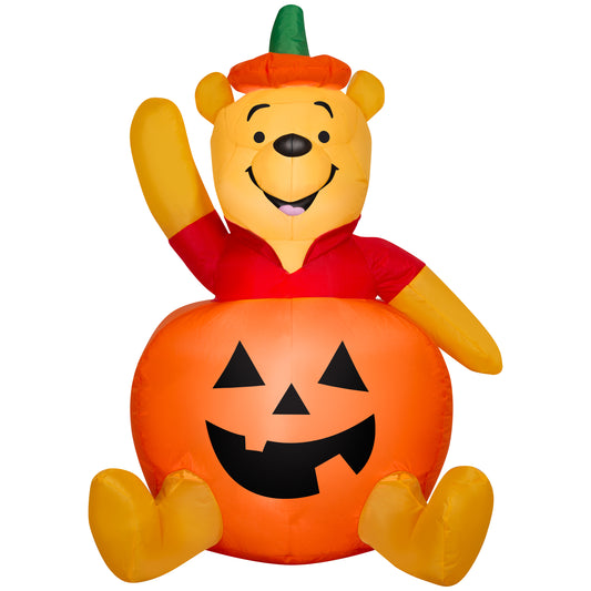 3-Ft Disney Winnie the Pooh Pumpkin Halloween Inflatable