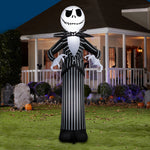Load image into Gallery viewer, Disney Jack Skellington Animated Halloween Inflatable, 10-Ft Giant Lighted Yard Decor for Indoor or Outdoor Use
