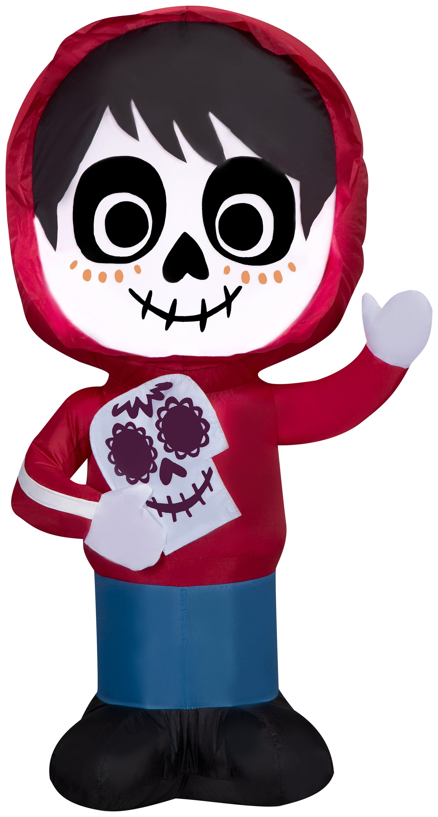 3.5-Ft Disney Coco Miguel with Skull Halloween Inflatable