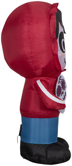 Load image into Gallery viewer, Gemmy Airblown Miguel from Coco w/Skull Disney, 3.5 ft Tall, Red
