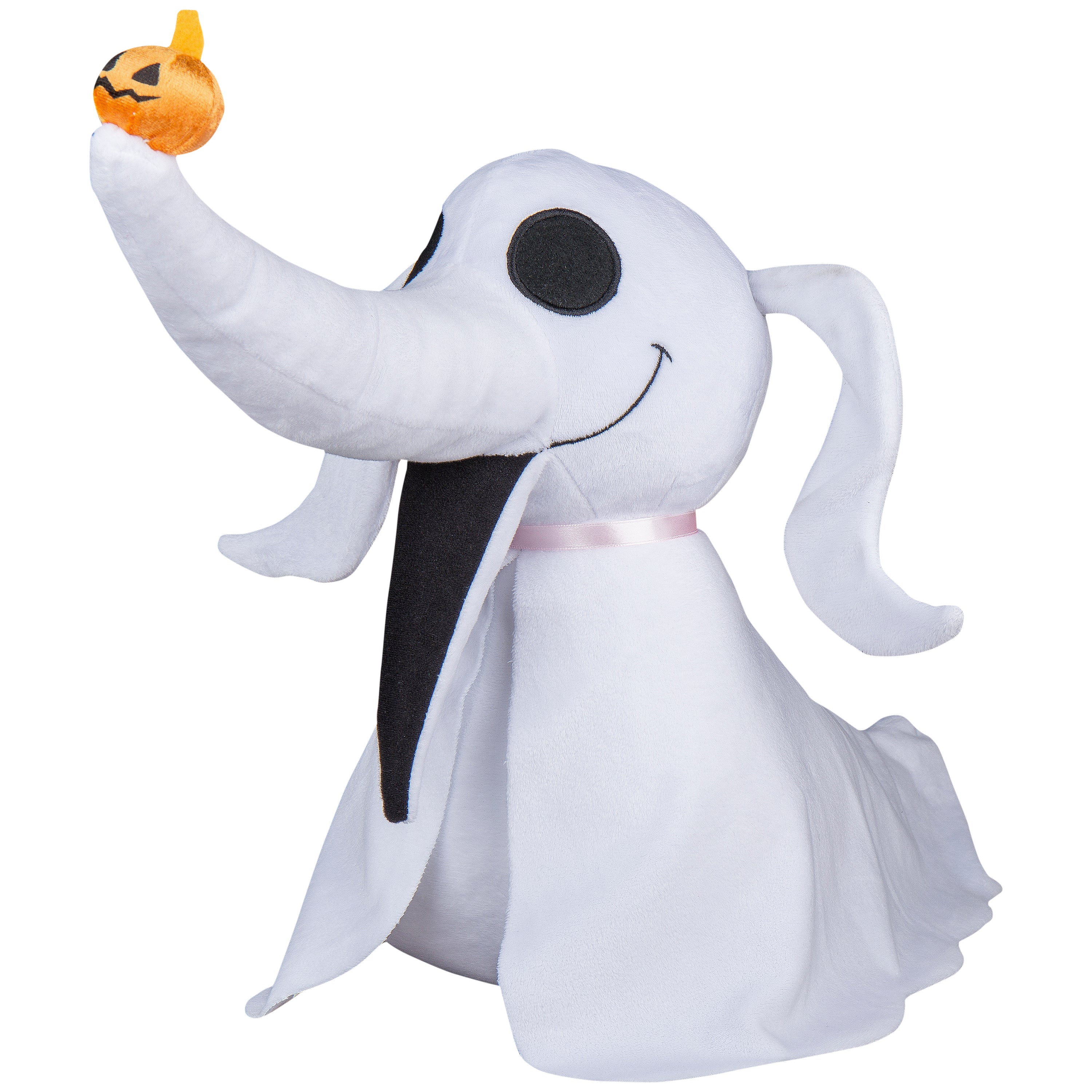 Gemmy Zero Halloween Greeter with Jack O' Lantern Nose, Multi