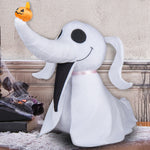 Load image into Gallery viewer, Gemmy Zero Halloween Greeter with Jack O&#39; Lantern Nose, Multi
