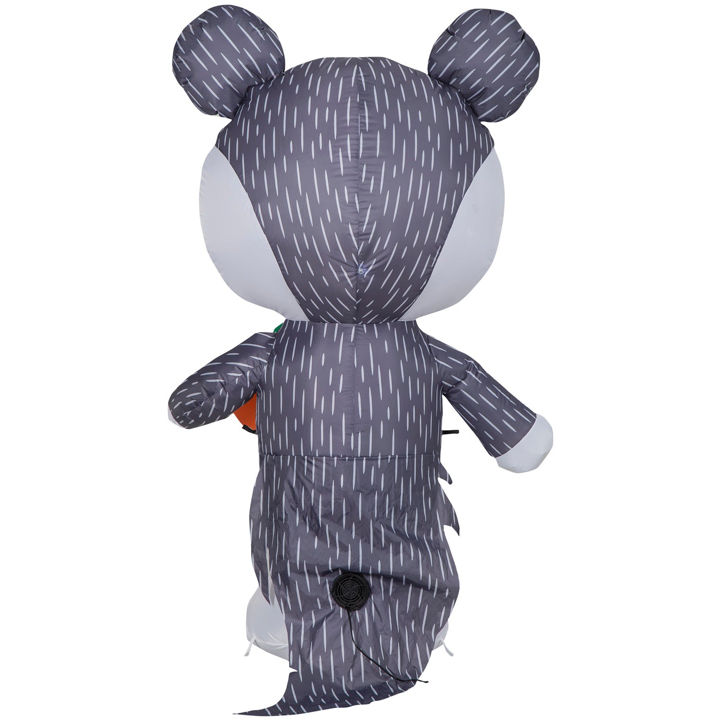 Halloween Inflatable Teddy Scare with Jack O' Lantern, 5 ft Tall image 3