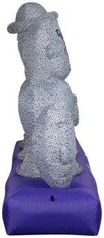 Load image into Gallery viewer, Gemmy Airblown Inflatable Haunted Mansion Scene with Music and Synchronized Light Show, 5.5 ft Tall, Blue
