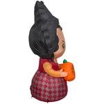 Load image into Gallery viewer, Gemmy Airblown Inflatable Hocus Pocus Mary w/Pumpkin Disney , 5 ft Tall, Multi
