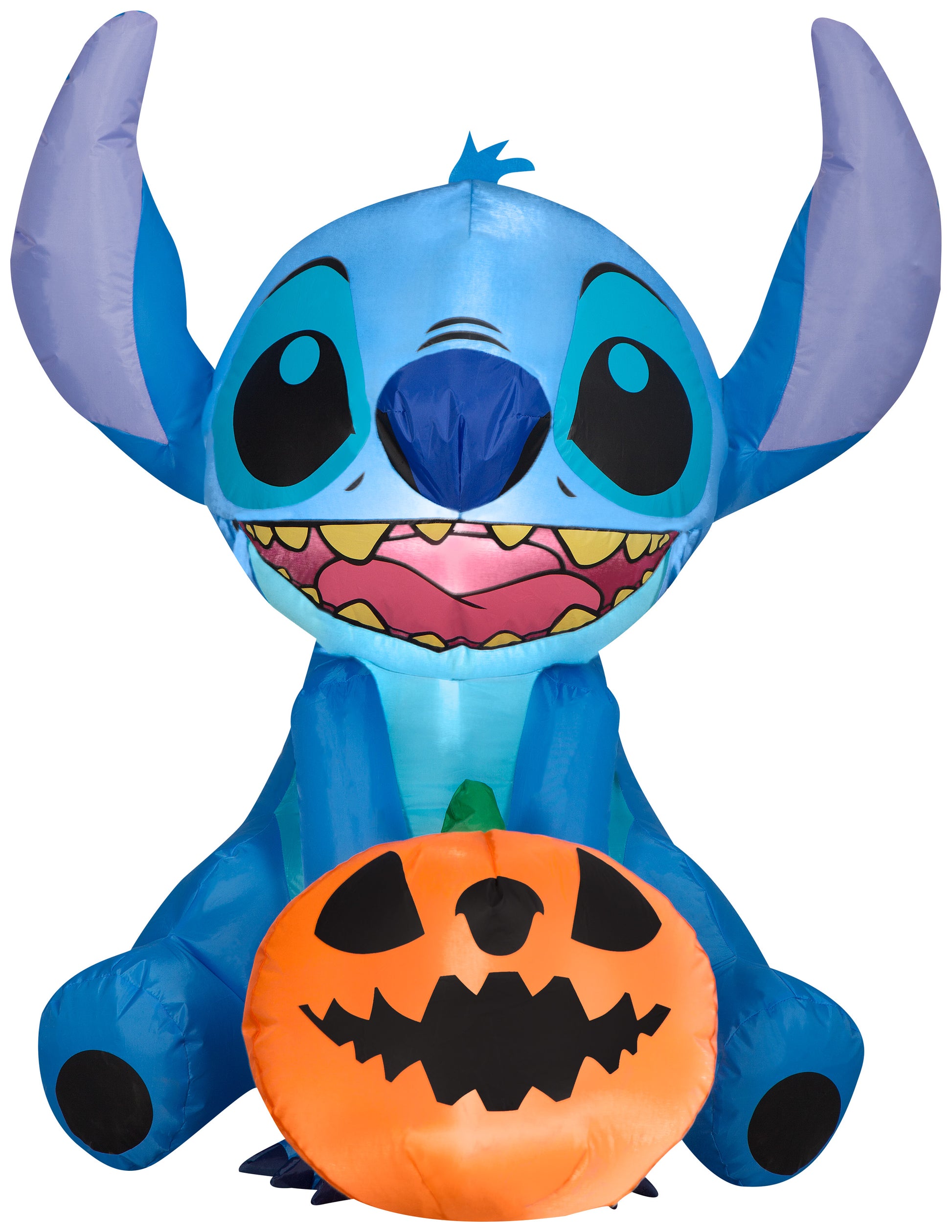 3-Ft Disney Stitch with Jack O’ Lantern Inflatable