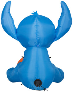 Gemmy Airblown Stitch w/JOL Disney, 3 ft Tall, Multi