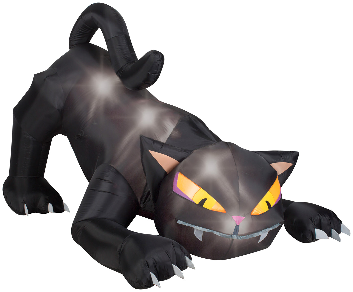 6' Animated Black Cat w/Turning Head Halloween Inflatable