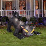 Load image into Gallery viewer, 6&#39; Animated Airblown Black Cat w/Turning Head Halloween Inflatable
