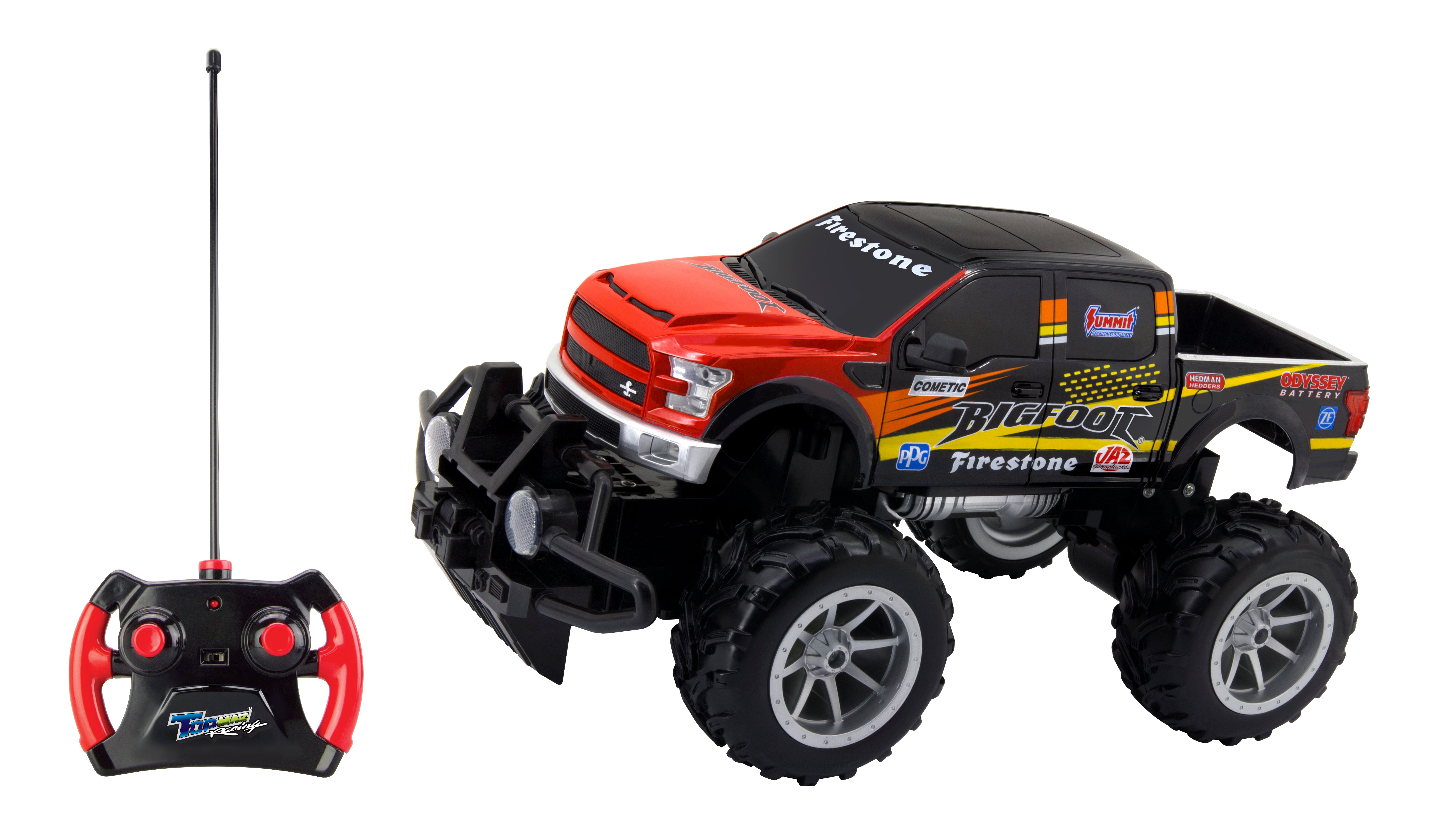 1:16 RC BIGFOOT  
- Ford Shelby F-150 (battery operated)