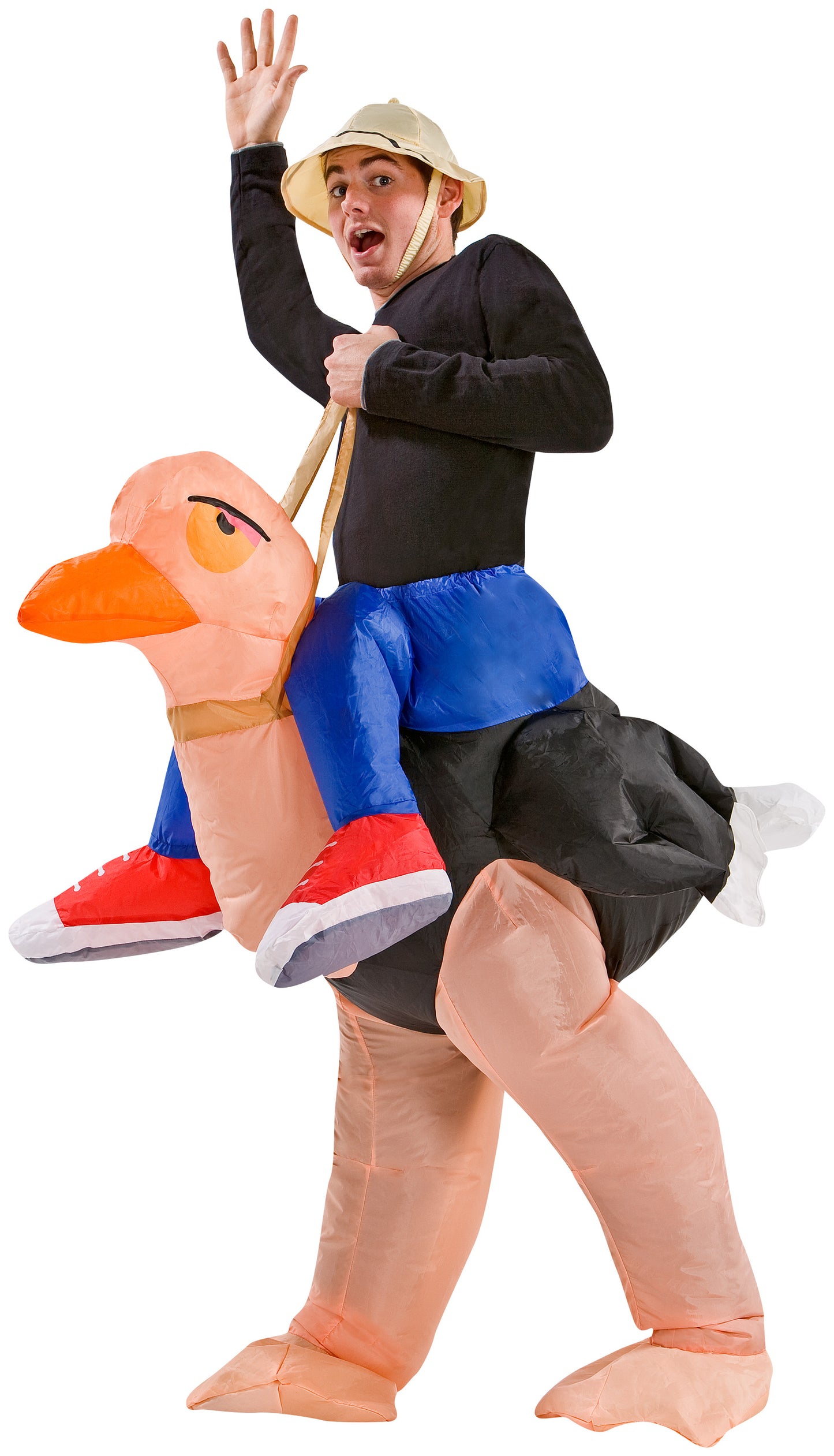 Adult Inflatable Ollie Ostrich Halloween Costume