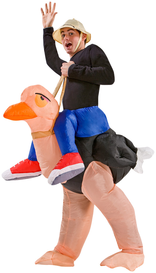 Adult Inflatable Ollie Ostrich Halloween Costume