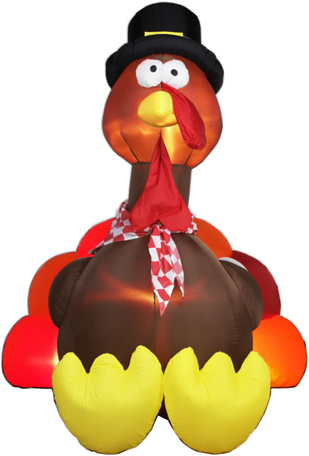 6' Turkey Thanksgiving Inflatable
