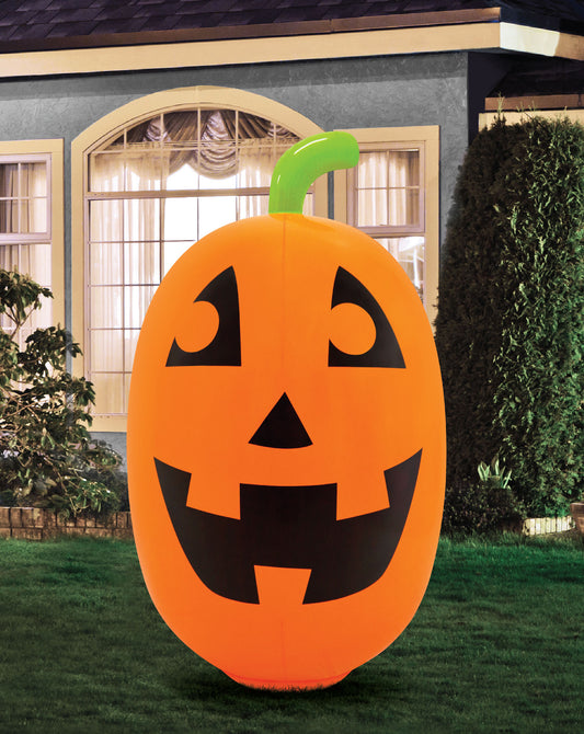 3.5' Tall PVC Inflatable Pumpkin lifestyle