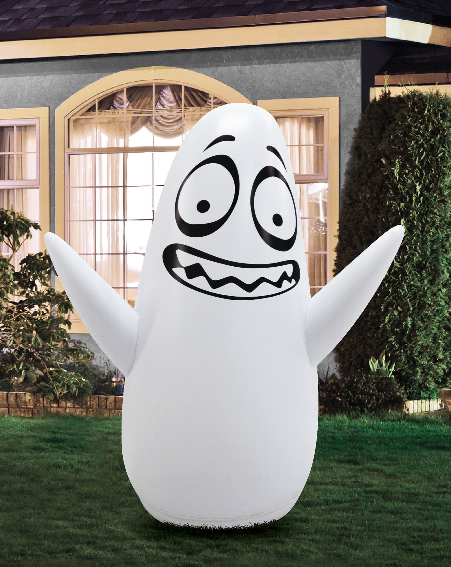 3.5' Tall PVC Inflatable Ghost lifestyle