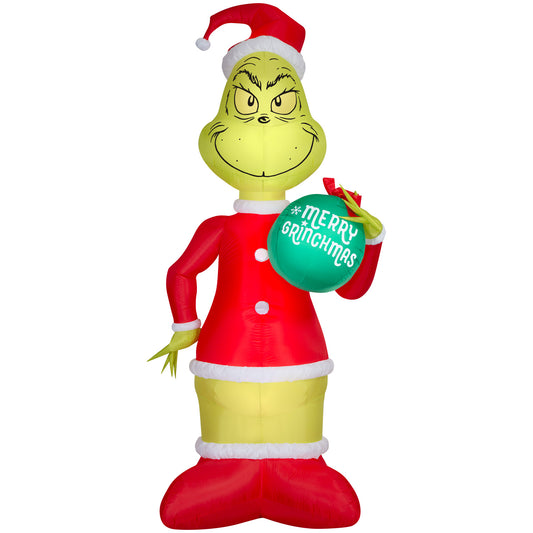 11-Ft Dr. Seuss Grinch with Ornament Christmas Inflatable