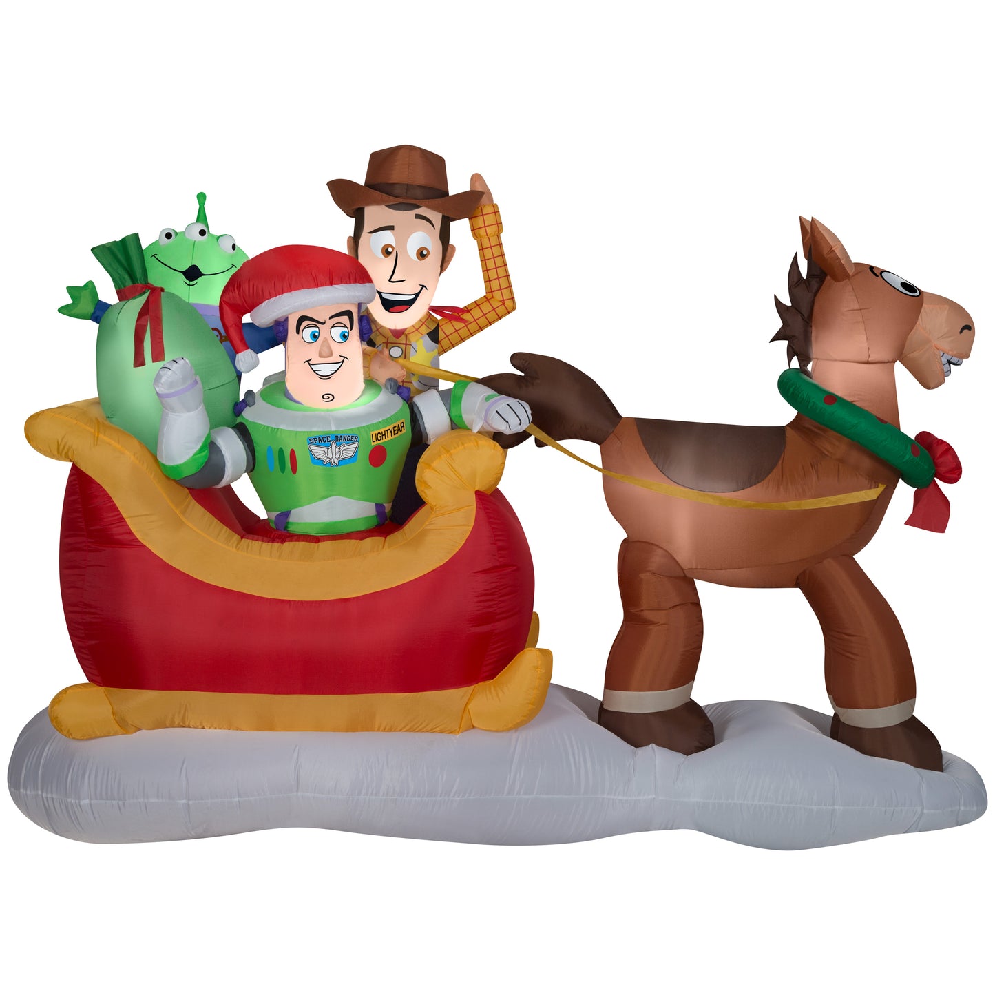 5-Ft Disney Toy Story Sleigh Scene Christmas Inflatable