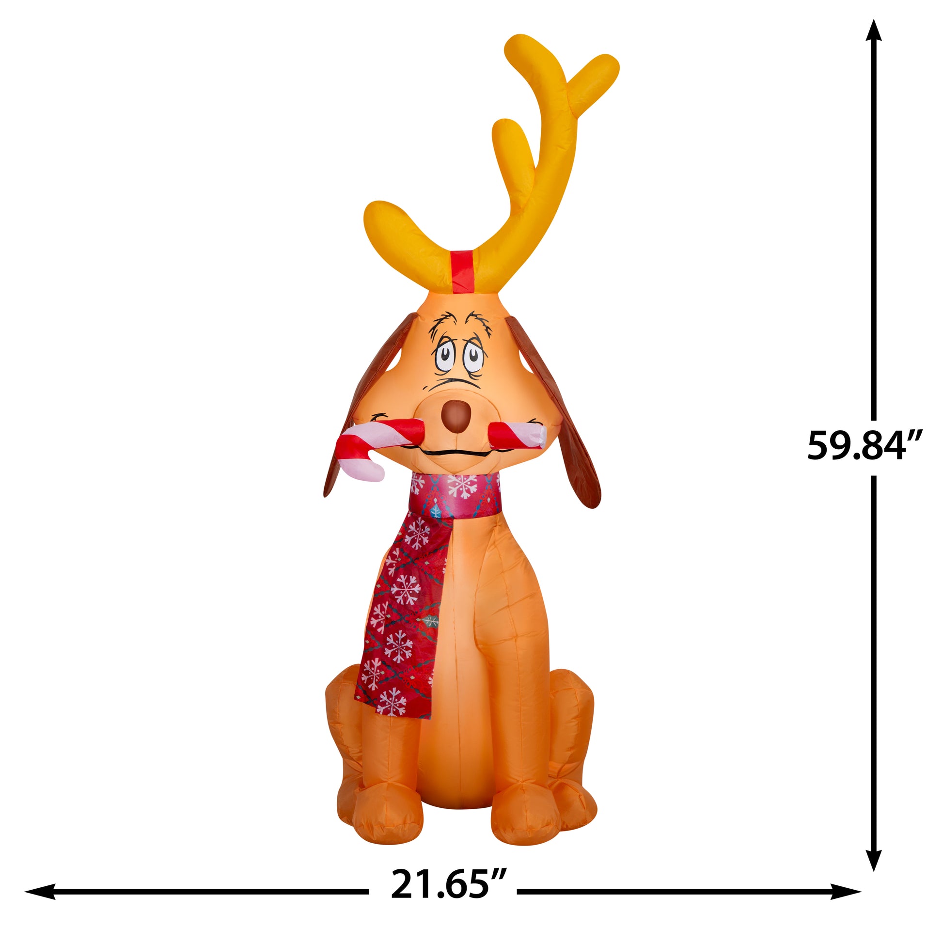 5-Ft Max with Candy Cane Christmas Inflatable image 3