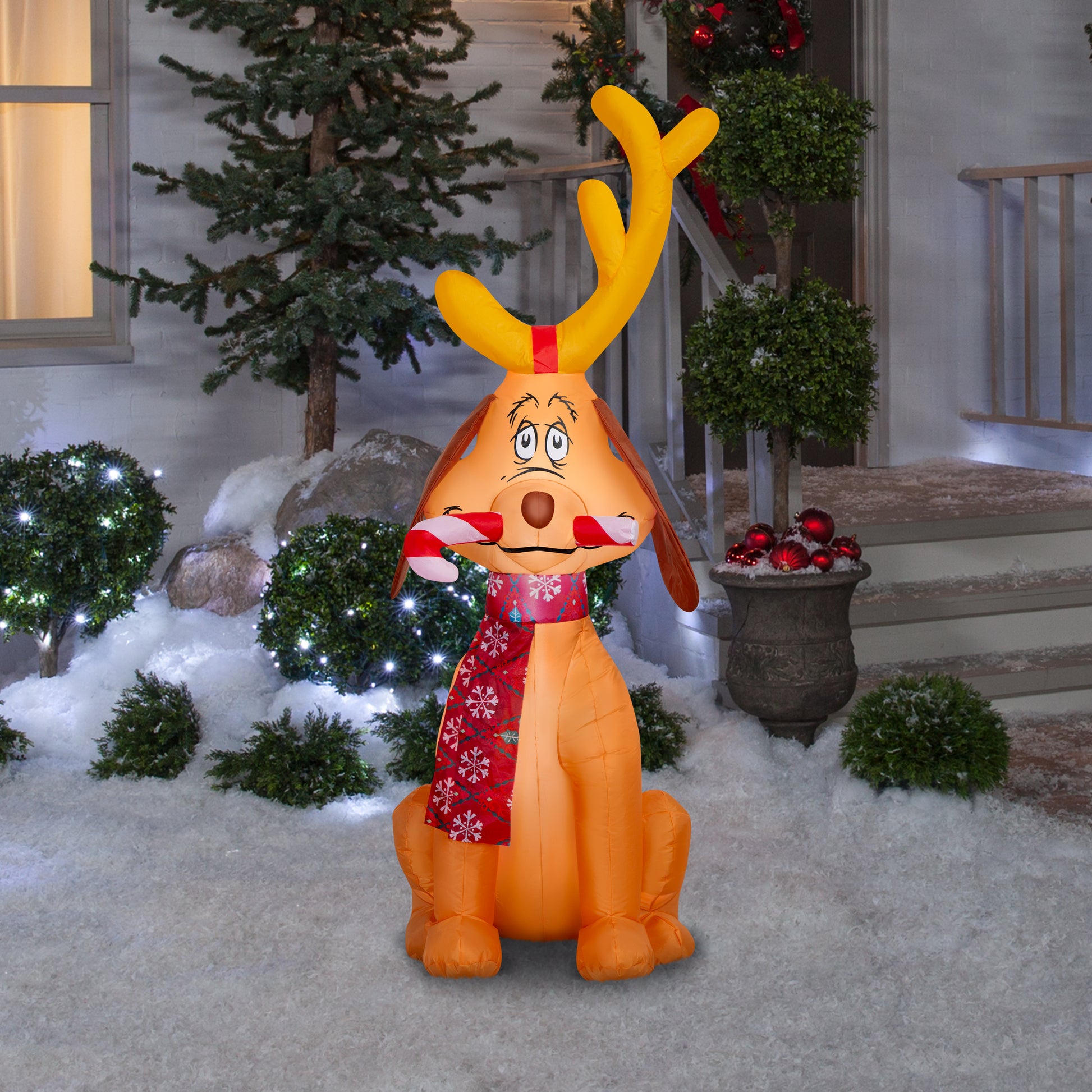 5-Ft Max with Candy Cane Christmas Inflatable image 2
