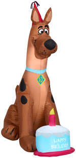 Load image into Gallery viewer, Gemmy 3.5 ft Airblown Inflatable Birthday Scooby WB
