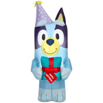 Load image into Gallery viewer, Gemmy Airblown Inflatable Birthday Bluey, 3.5 ft Tall, Blue
