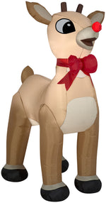Load image into Gallery viewer, Airblown-Rudolph w/Red Bow-S LG-Rudolph
