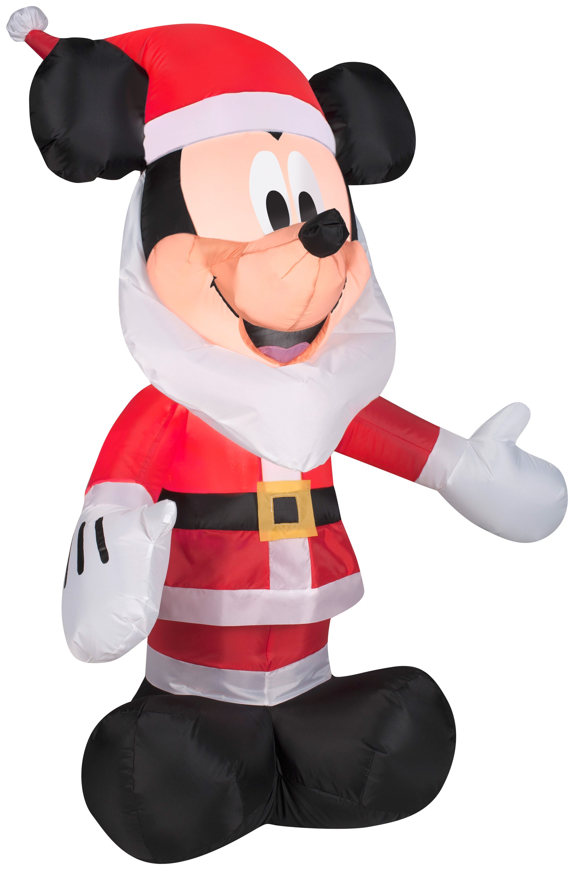 3.5' Mickey w/ Santa Beard Disney Christmas Inflatable