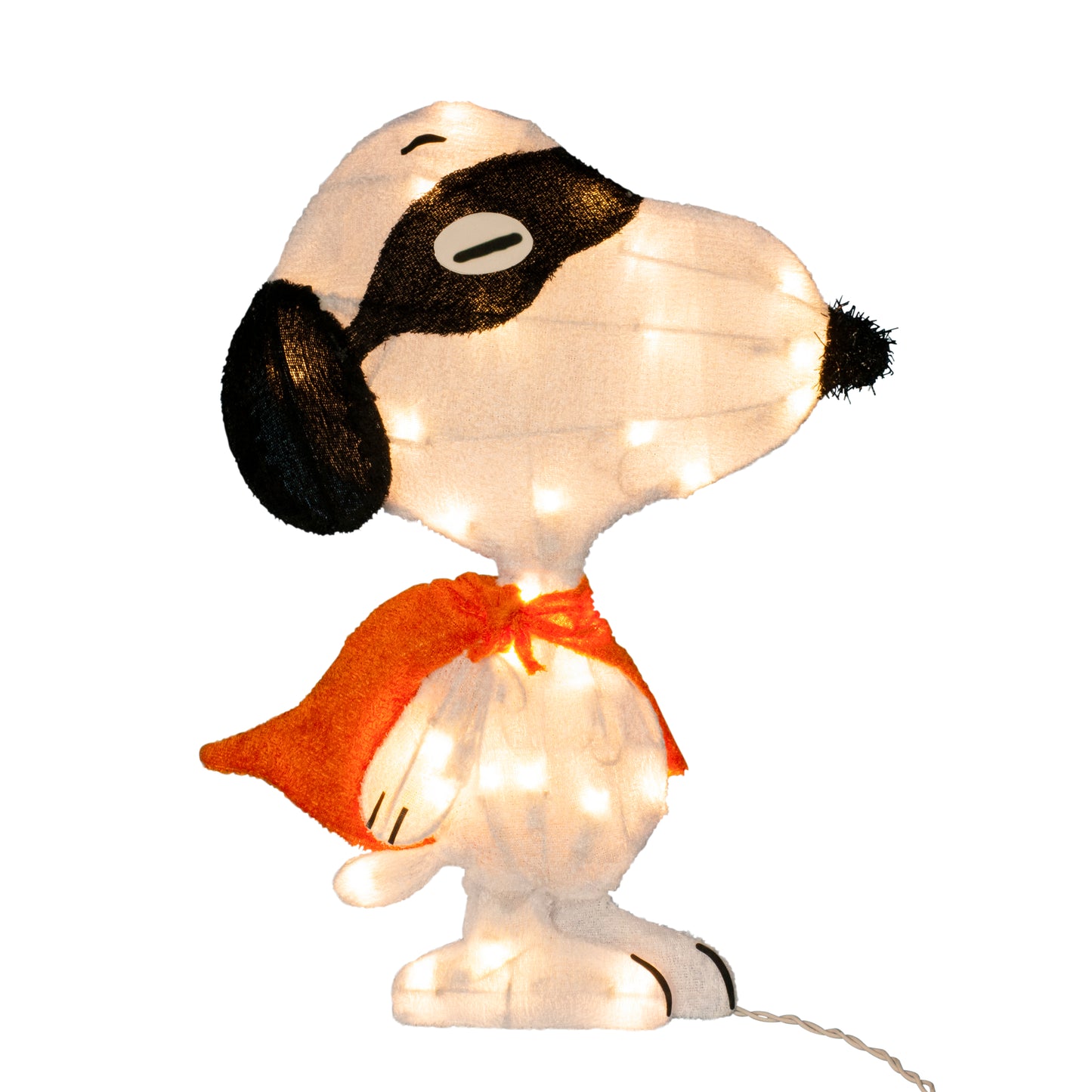 18-Inch Peanuts Superhero Snoopy Pre-Lit Halloween Yard Art